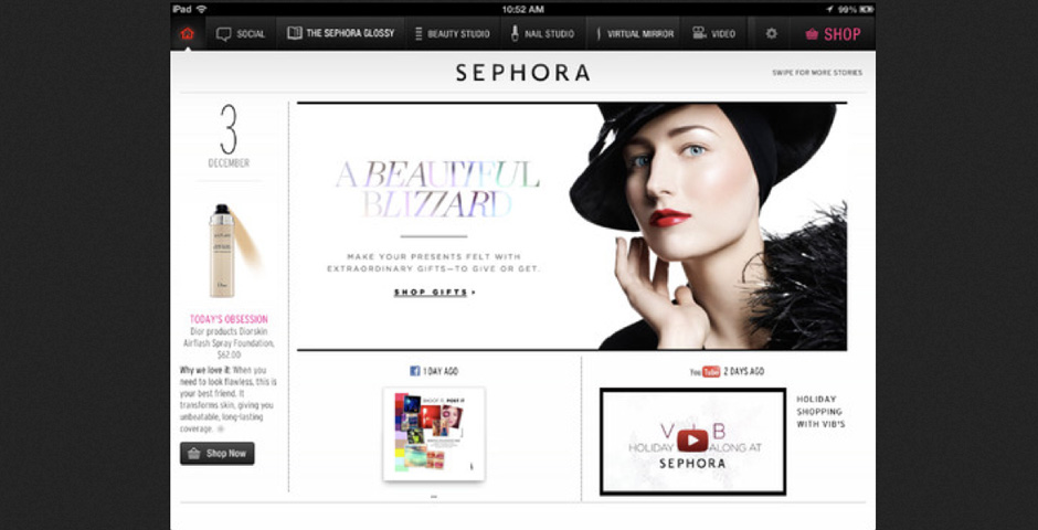 Nominee - Sephora App for iPad