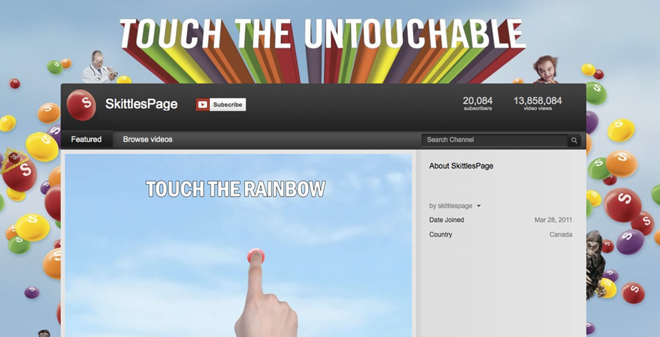 Webby Award Winner - Touch the Rainbow