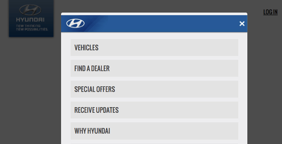 Nominee - Hyundai Mobile Site