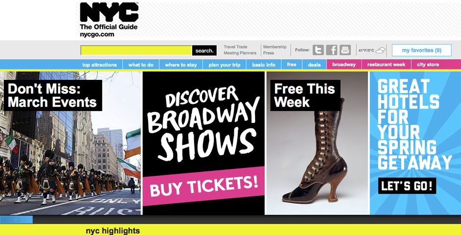 Webby Award Winner - NYC The Official Guide