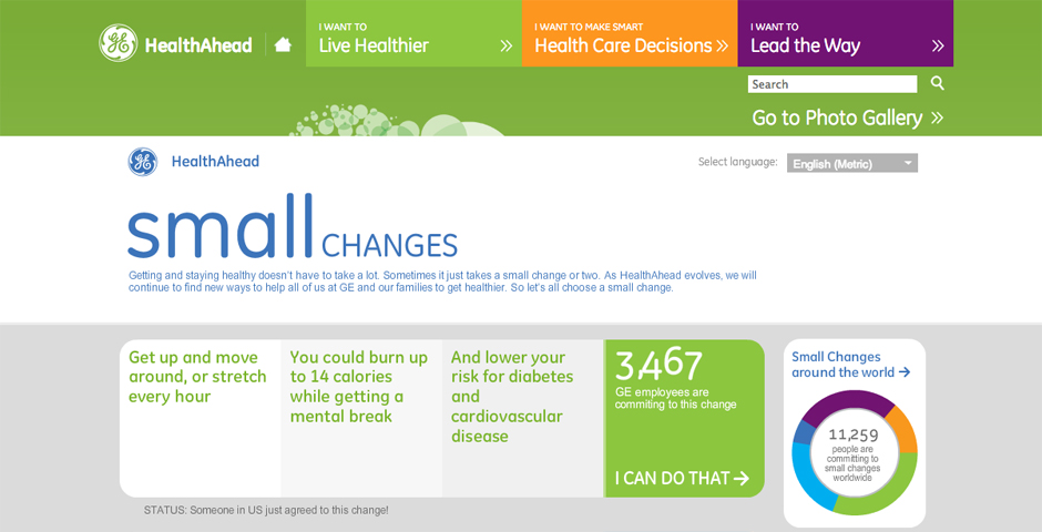 - GE Small Changes