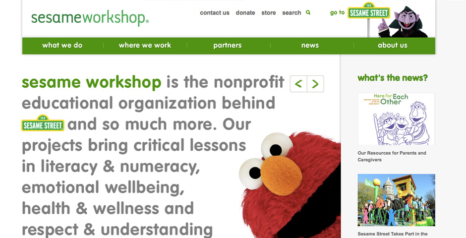 - Sesame Workshop