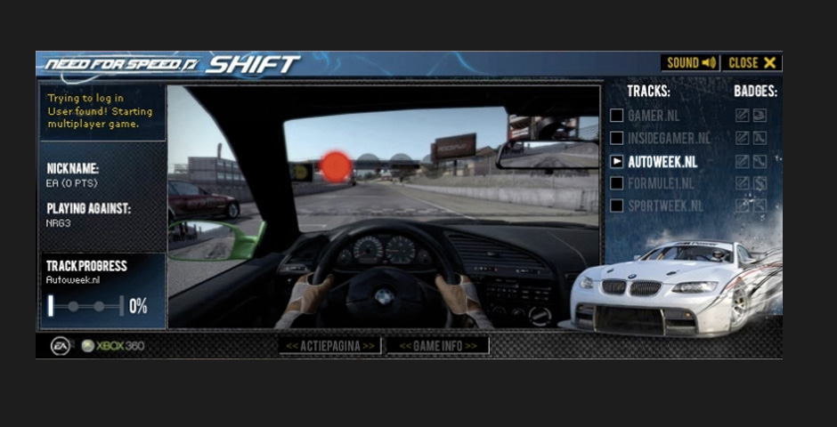 Nominee - Need for Speed SHIFT Banner Tournament