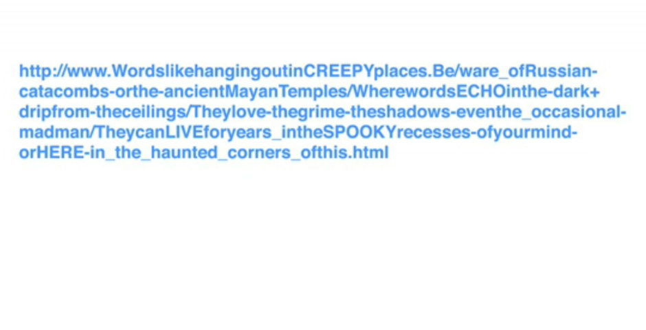 Nominee - Clickable Readable Link