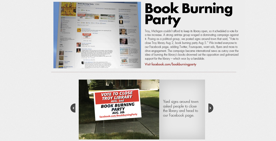 Nominee - Book Burning Party