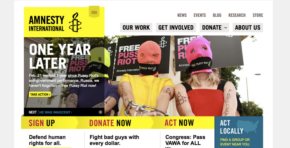 - Amnesty USA