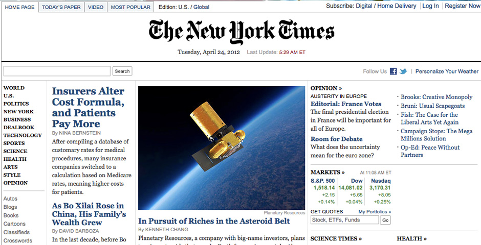 Nominee - The New York Times