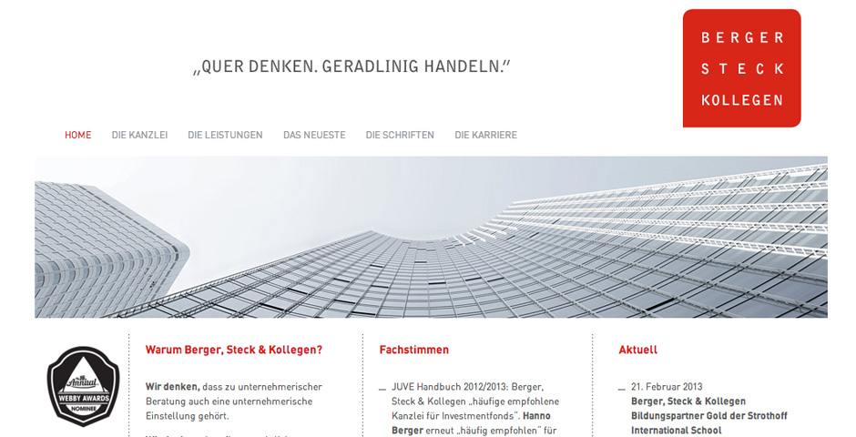 Nominee - Berger, Steck & Kollegen