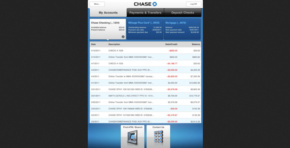 Nominee - Chase QuickDeposit