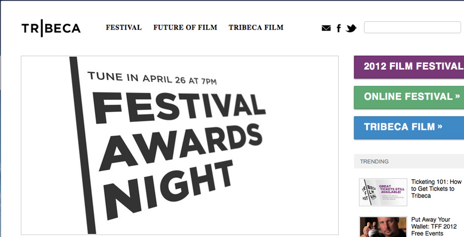 Webby Award Winner - TribecaFilm.com