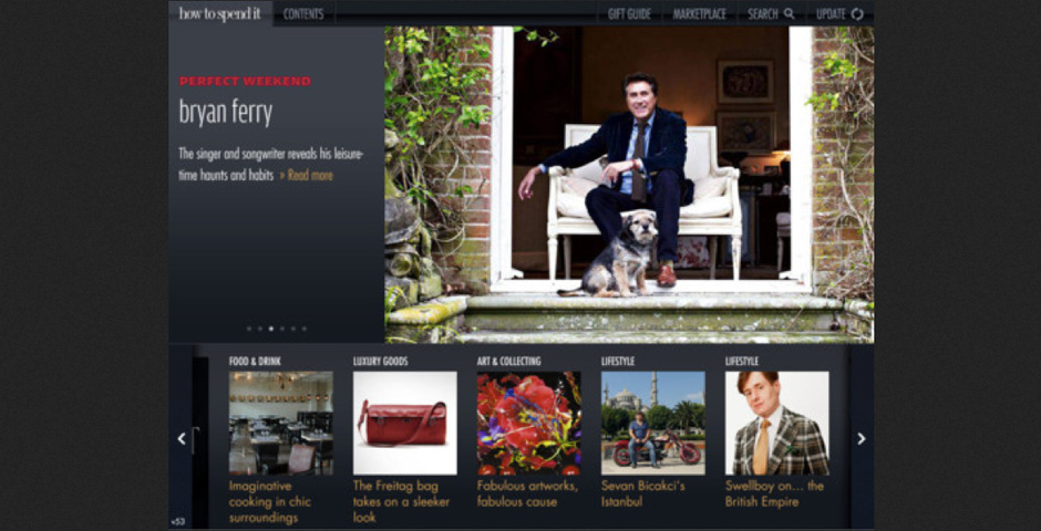 Nominee - Financial Times How To Spend It Magazine app