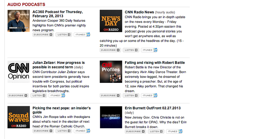 Nominee - CNN.com Podcasts