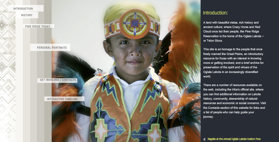 - The Pine Ridge Story