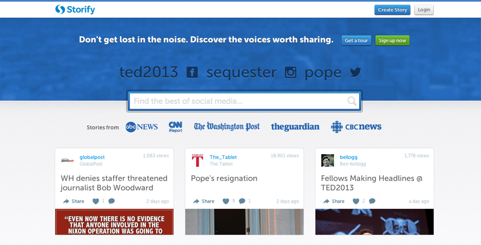 Nominee - Storify