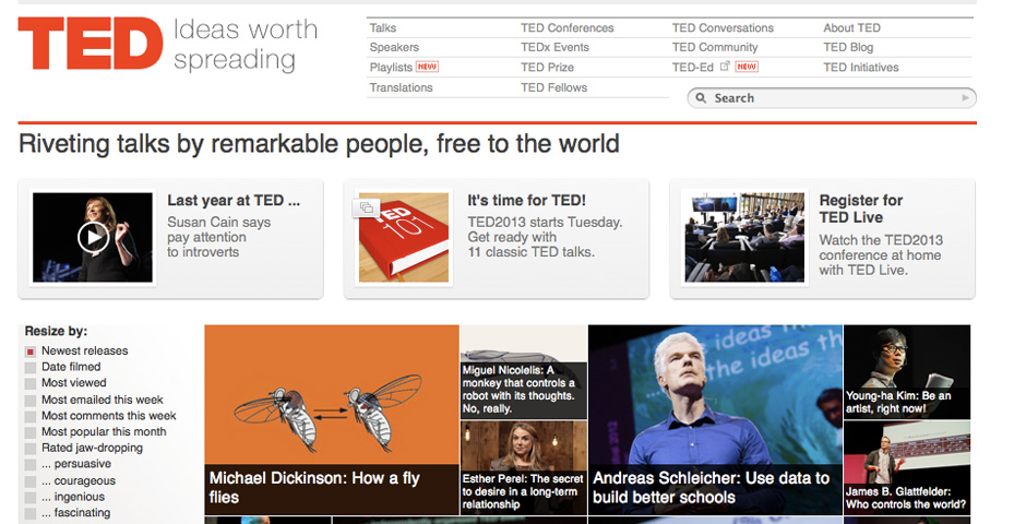 People's Voice / Webby Award Winner - TED.com