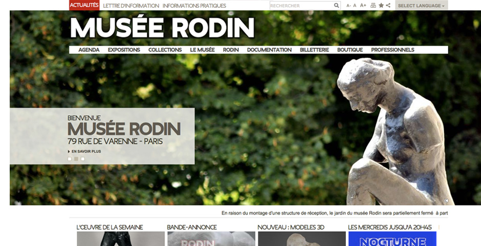 Nominee - Rodin Museum – Paris