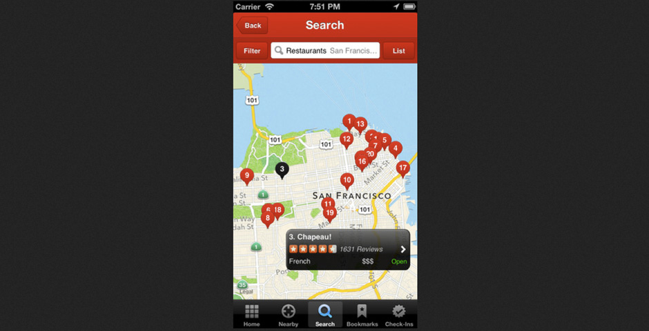 - Yelp Mobile