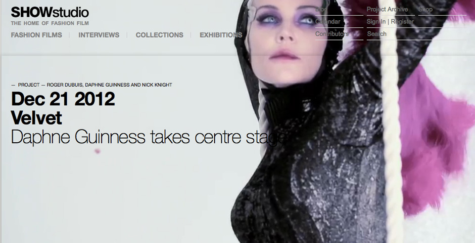 Webby Award Winner - SHOWstudio