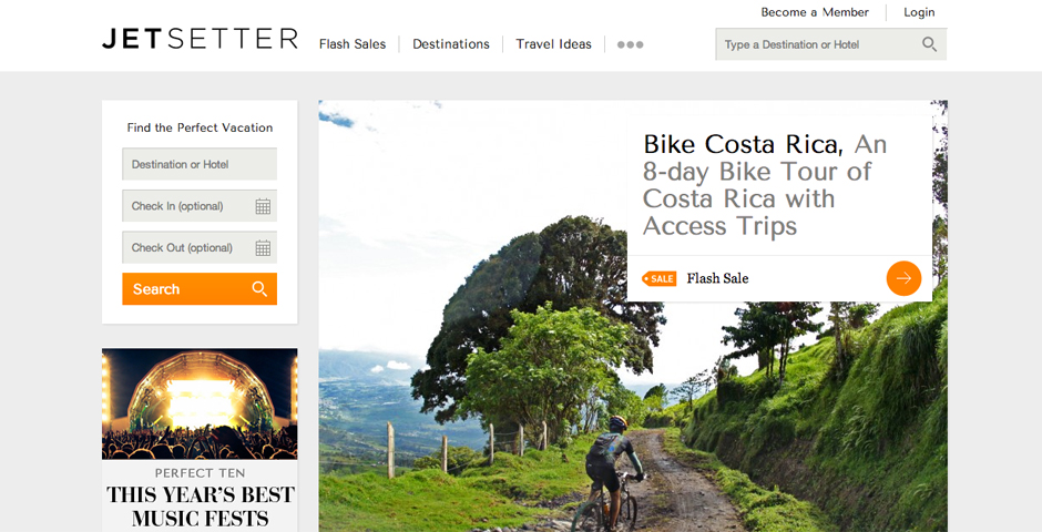 Webby Award Winner - Jetsetter