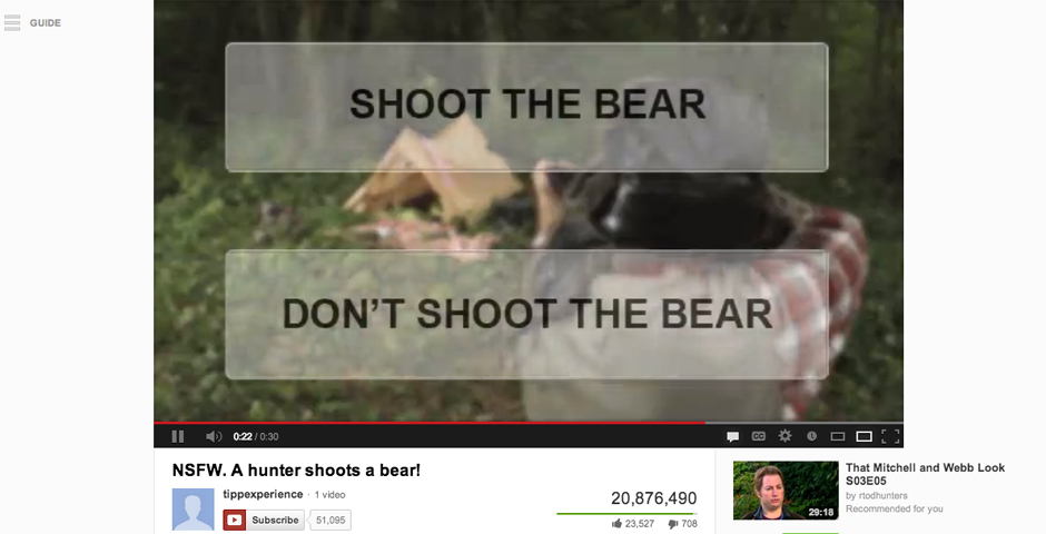 Nominee - A Hunter Shoots A Bear