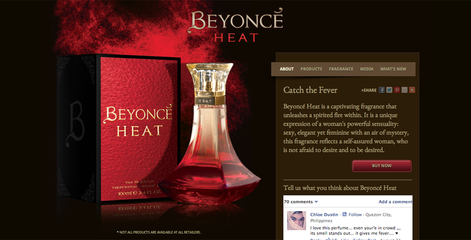 Nominee - COTY: Beyonce Heat