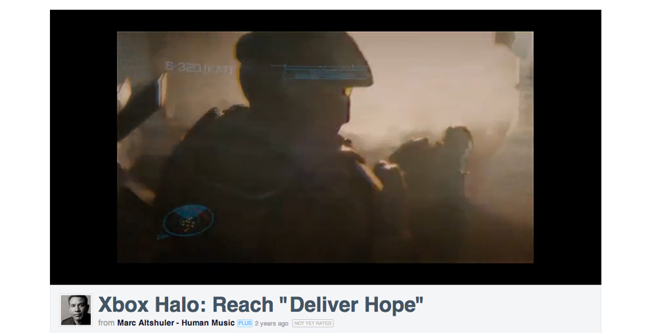 Nominee - XBox Halo Reach – Deliver Hope