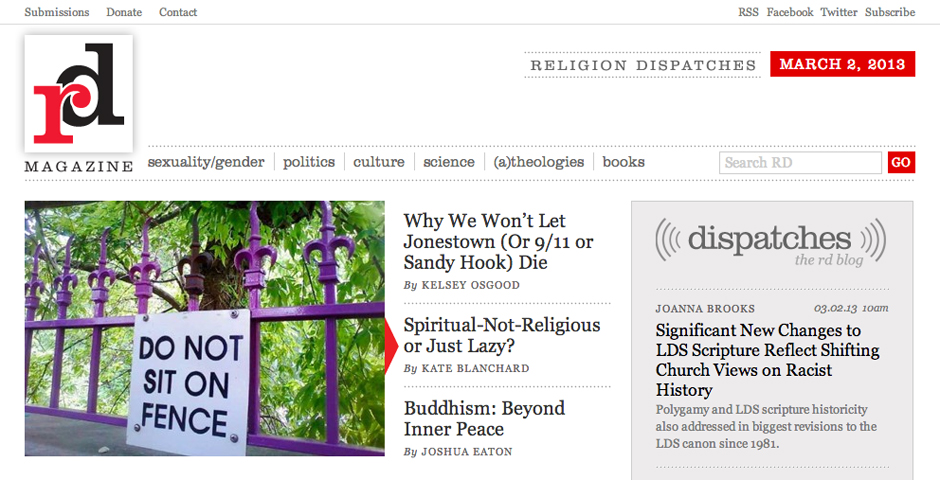 Nominee - Religion Dispatches