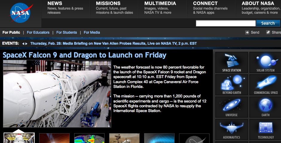 People's Voice - NASA Web Site