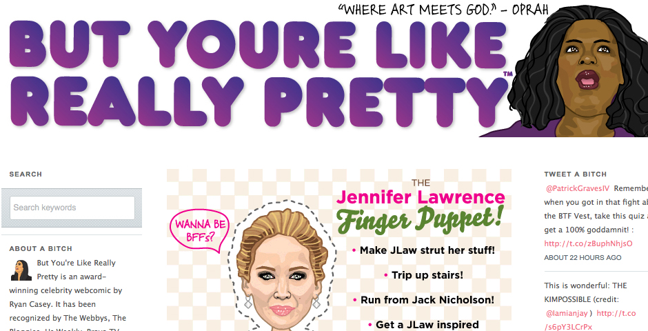 Nominee - But You’re Like Really Pretty: A Webcomic
