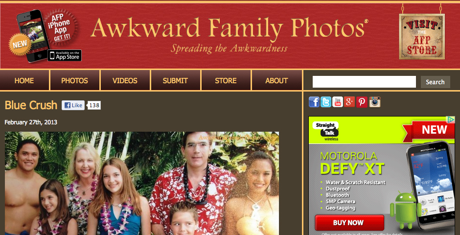 Nominee - Awkward Family Photos