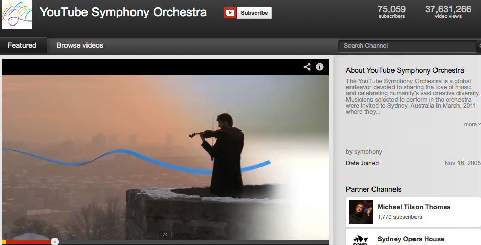 Nominee - YouTube Symphony Orchestra