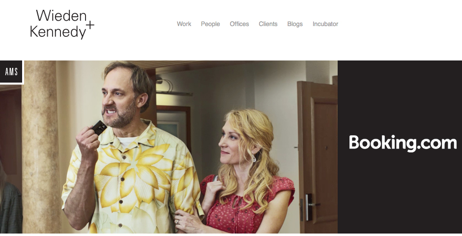 Webby Award Winner - Wieden+Kennedy Site Relaunch