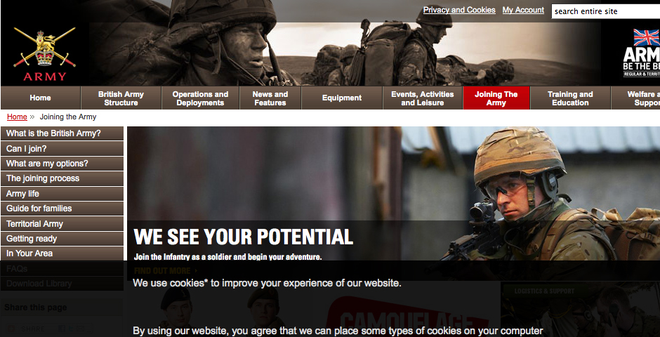 Webby Award Winner - START THINKING SOLDIER
