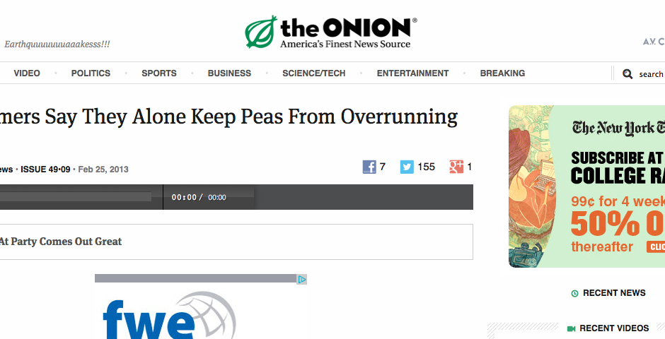 Nominee - The Onion Radio News