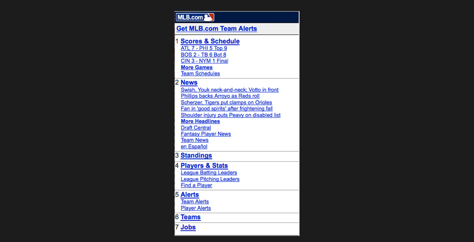 Webby Award Winner - MLB.com
