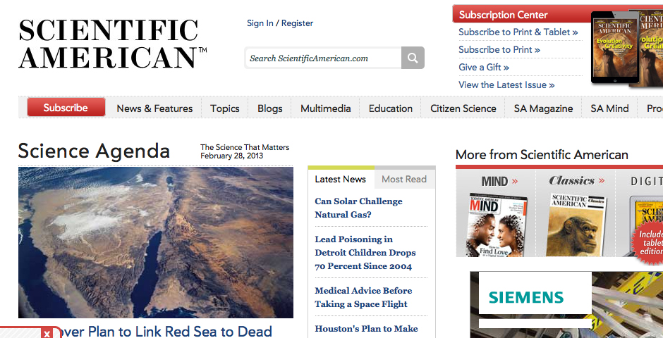 Nominee - Scientific American