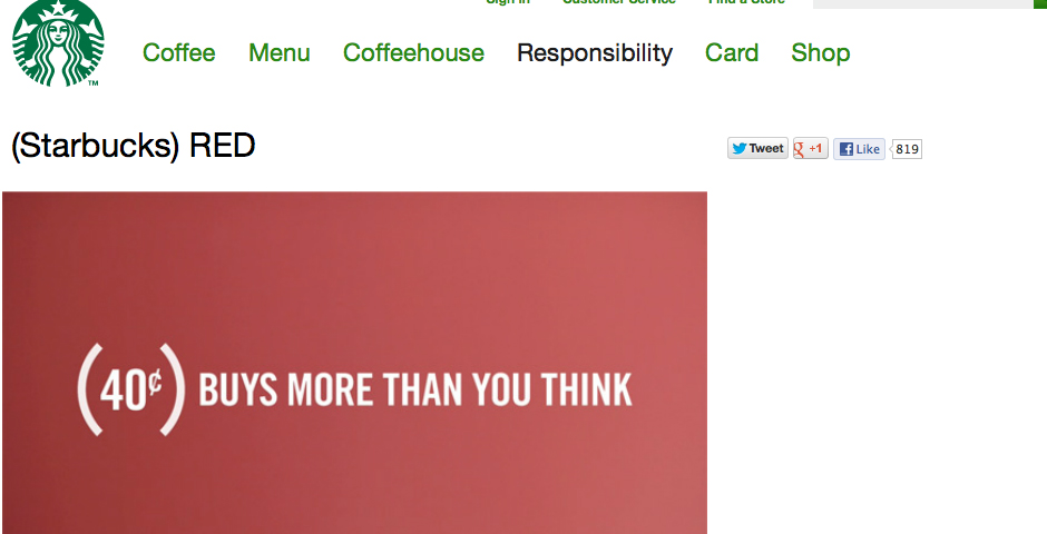 Honoree - Starbucks Love Project
