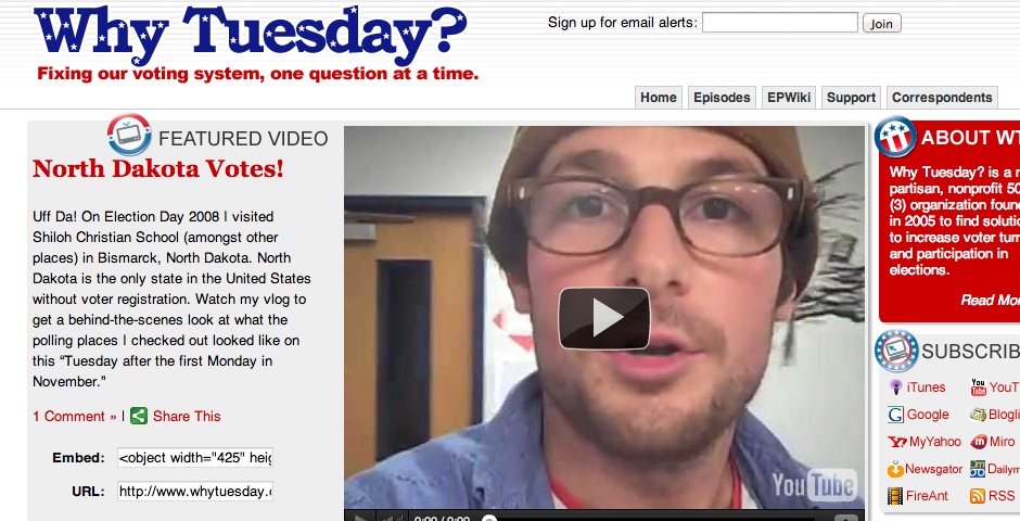 Nominee - Why Tuesday?