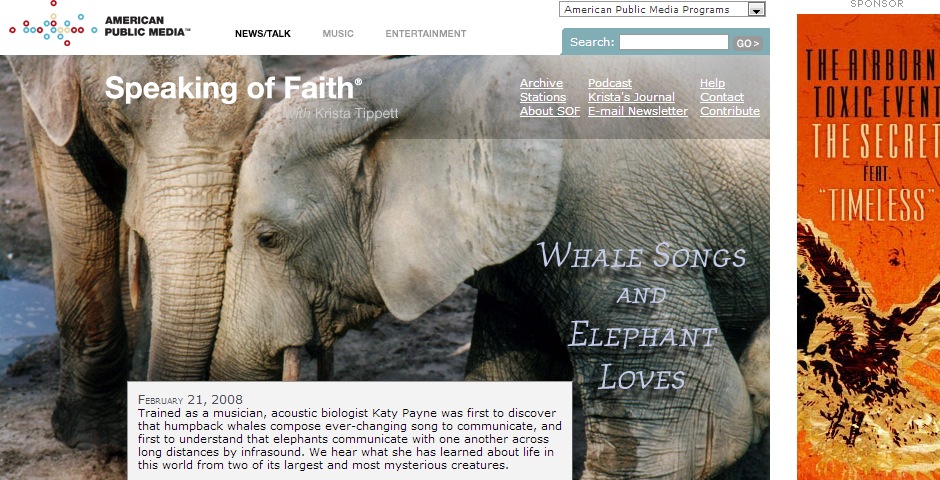 Honoree - Speaking of Faith