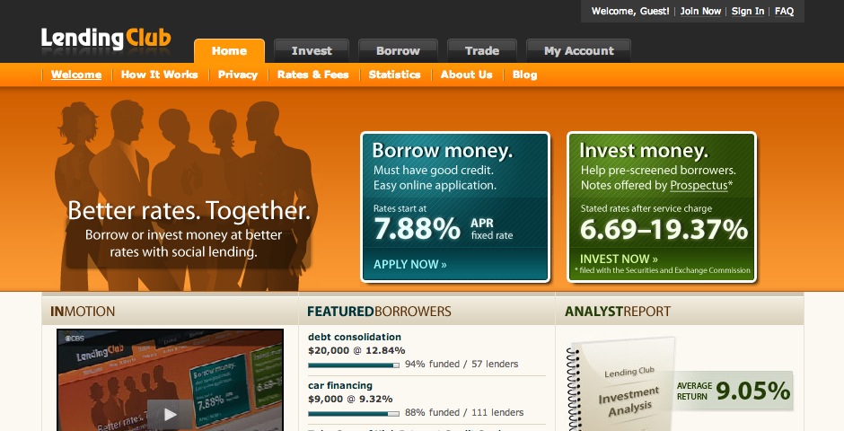 Webby Award Winner - Lending Club