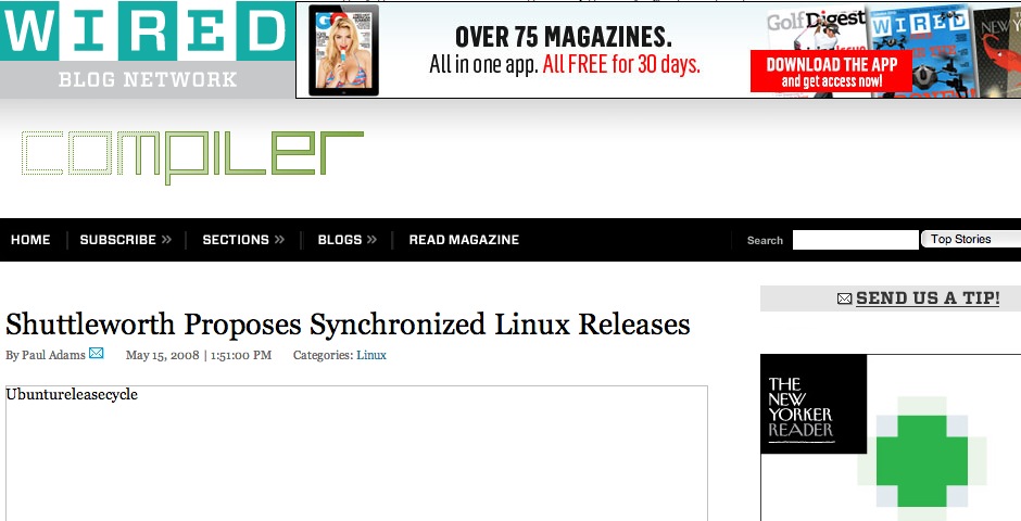 Nominee - Compiler Blog on Wired.com