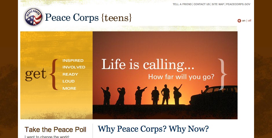 Webby Award Winner - Peace Corps {teens}