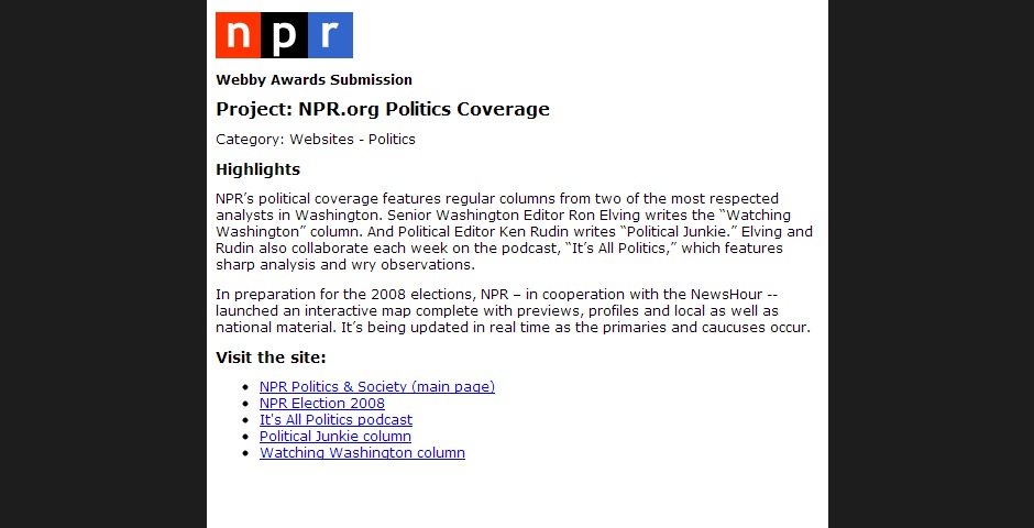 Nominee - NPR.org Political