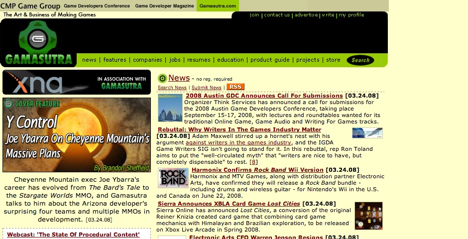 Nominee - Gamasutra.com