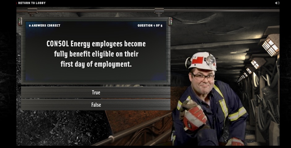 Webby Award Winner - Consol Energy Recruiting Website