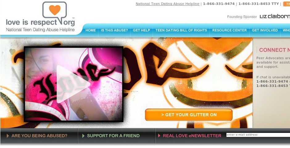 Webby Award Winner - loveisrespect.org