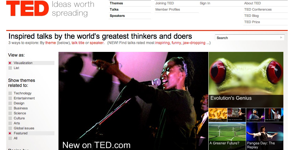 Webby Award Winner - TED.com