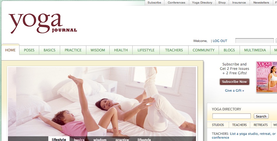 Nominee - Yoga Journal