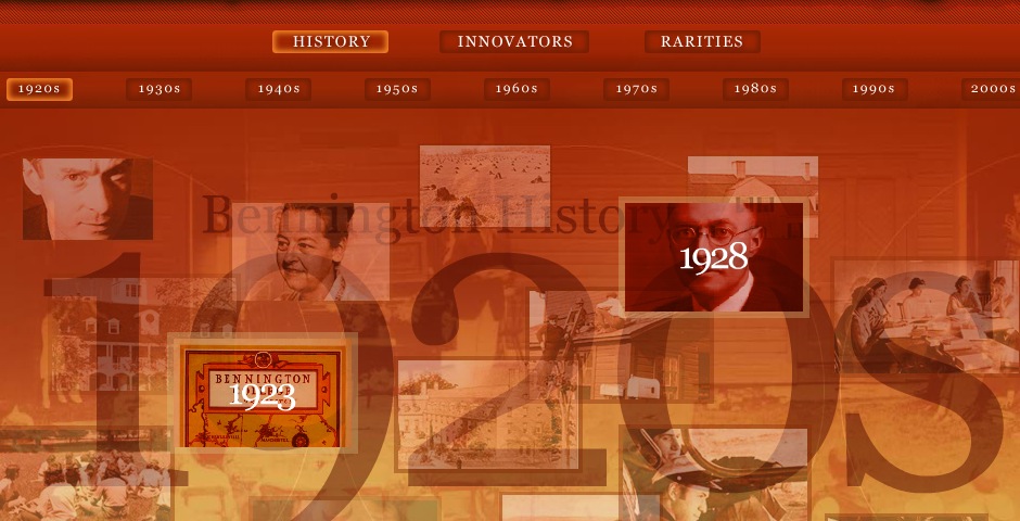 Nominee - A Bennington College Timeline