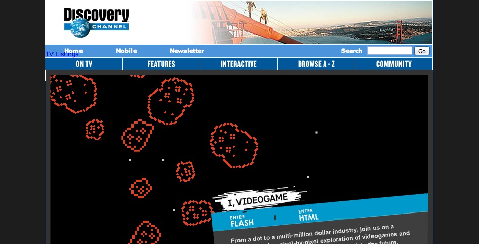 Honoree - Discovery Channel >> I Videogame